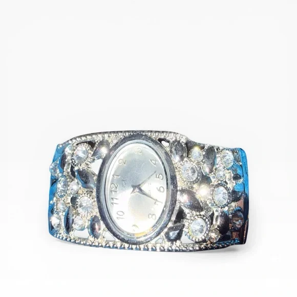 Dior Silver and Blue Women's Watch - Picture 3 of 3